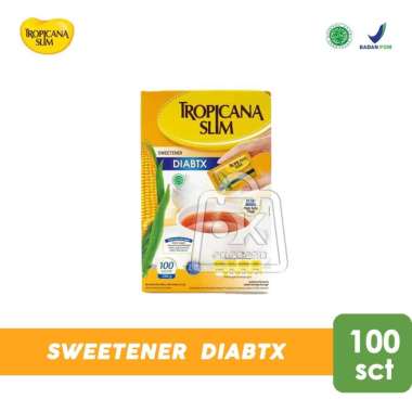 Promo Harga Tropicana Slim Sweetener Diabtx 100 pcs - Blibli