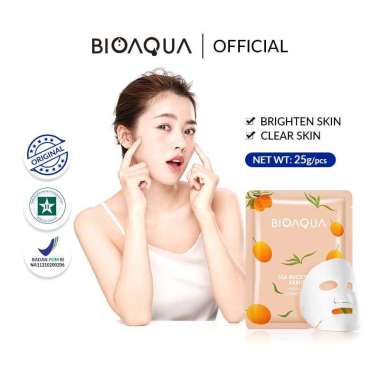 BIOAQUA Masker Sheet Mask Masker Wajah BPOM Sea
