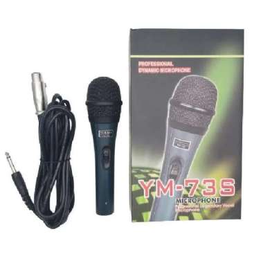 Mic Microphone Karaoke YAMAHA YM-73S / Mic Kabel Vokal Dynamic