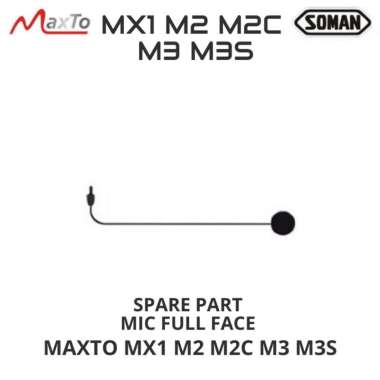 Maxto M2 Intercom Helm Soman M2 Clamp Kit Set Helm Half Face Part MIC FULL
