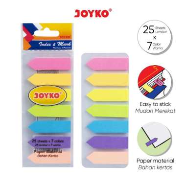 Joyko IM-33 Kertas Index & Mark Penanda Pembatas Multicolor
