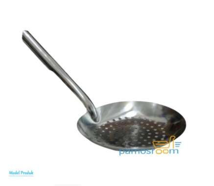Saringan Mie, Gorengan, Serokan Mie Stainless Diameter 18cm Silver