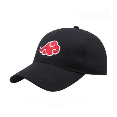 Baseball cap : AKATSUKI ANIME LOVER - Topi Baseball Topi Golf Topi Pria Topi wanita One Size BLACK