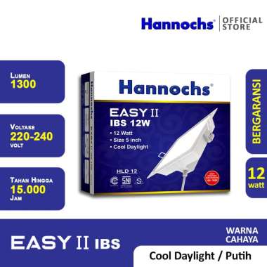 Hannochs IBS Downlight LED - Cahaya Putih [EASY/12W] Putih