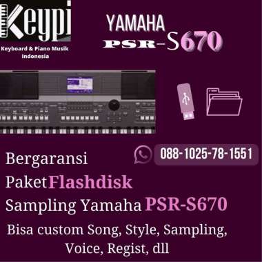 FLASHDISK SAMPLING YAMAHA PSR S670