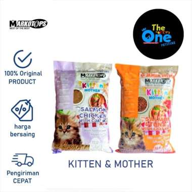 Markotop Kitten and Mother Repack Makanan Kucing Markotops Kitten Salmon Chicken