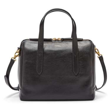 Fossil Sydney Leather Satchel Black Tas Wanita - SHB1978-001 One Size