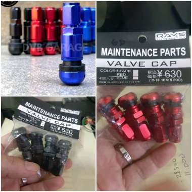 tutup pentil ban tubles baut pentil mobil motor rays biru