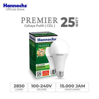 Hannochs Lampu Led Premier Cahaya Putih [25 watt] Putih