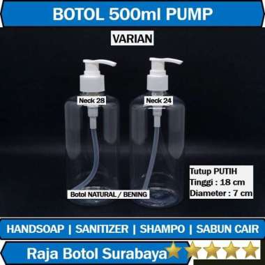 Botol Plastik Pump 500ml Botol Kosong 500ml Pump Botol Pump 500ml Neck 28