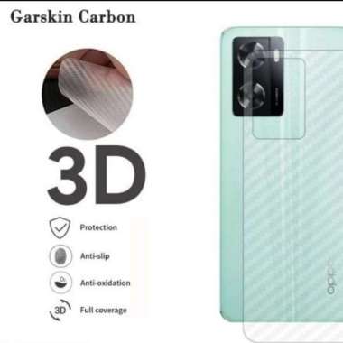 OPPO A57 / A77 / A77S BACK SKIN CARBON ANTI GORES BELAKANG OPPO A77S