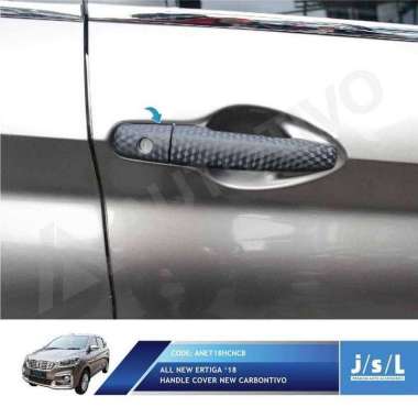 JSL Cover Pegangan Pintu Carbontivo All New Ertiga 2018 Handle Cover