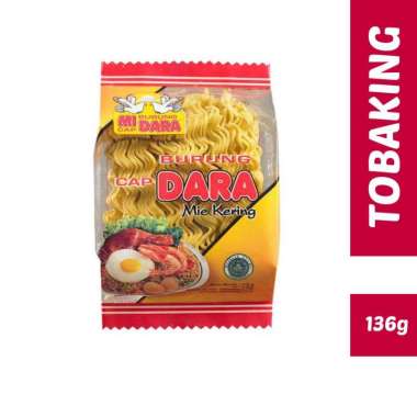 Mie Burung Dara 136 gr Mie Kering Bulat Merah