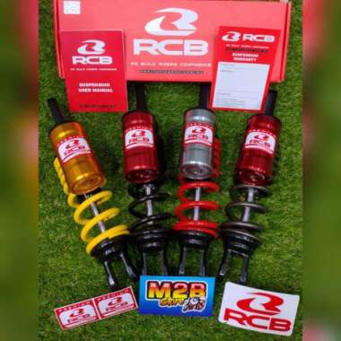 Shock shok sok RCB Tabung atas MB-2 Mb2 330 mm Beat Vario Scoopy lexy warna Titanium