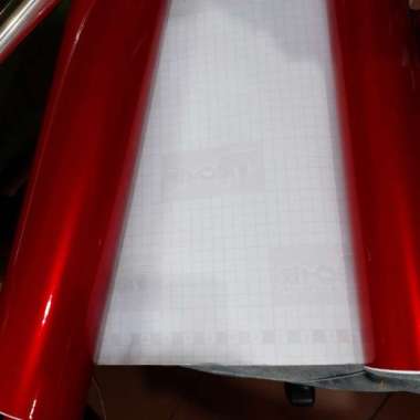 Sticker Stiker Skotlet Merah Candy glossy Metallic Metalik