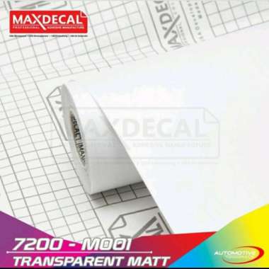 Sticker Stiker Skotlet Maxdecal Clear Transparan Doff 7200 M001