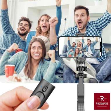 ROCKWARE L16 - Tripod Tongsis Selfie Stick Hand-held Stabilizer