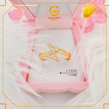 CINCIN EMAS ASLI 6K ATAU 300 MODEL FLASH PETIR KODE CT 600