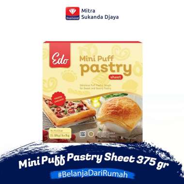 EDO Mini Puff Pastry Sheet 375 gr