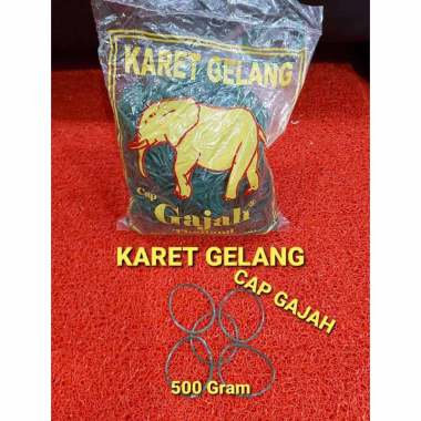 Karet Gelang Besar Karet Gelang Ijo isi 500 Gram 01 Hijau