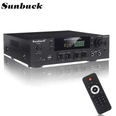 Sunbuck Audio Amplifier Bluetooth Eq Karaoke Home Theater Fm Radio 200