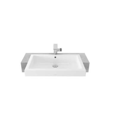 Wastafel TOTO LW 646 J White Body Only SEMI TANAM