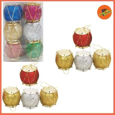 HIASAN NATAL GENDANG SP38 - Hiasan Pohon Natal - Barang Natal Makassar