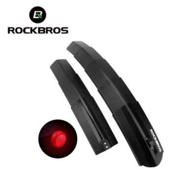 Rockbros Spakbor Sepeda MTB Sepeda Lipat Road Bike Fender Rockbros hitam