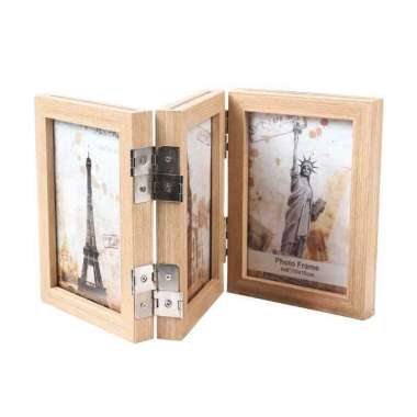 Bingkai Foto / Frame Kayu / Frame Foto / Pigora Foto Import Cokelat