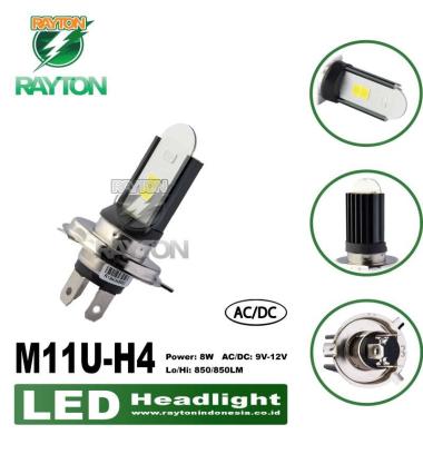 Lampu LED Motor RTD Rayton M11U-H4 H4 Lampu Headlamp