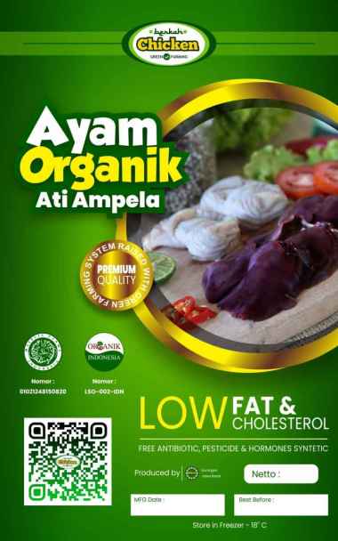 Berkah Chicken Organik Ati Ampela 1kg