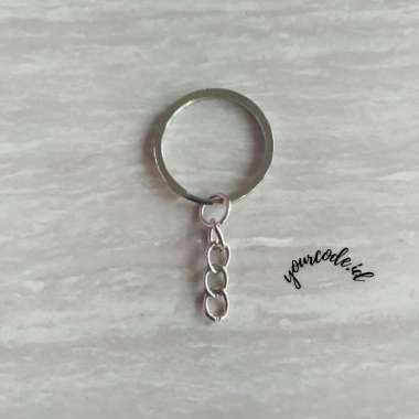 RING GANTUNGAN KUNCI SILVER PER PCS GANCI Tebal jumbo