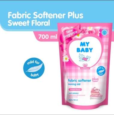 My Baby Softener 700ml - Softener Pewangi Sweet Floral - Pink