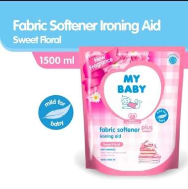My Baby Softener 1500ml - Softener Pewangi Sweet Floral - Pink