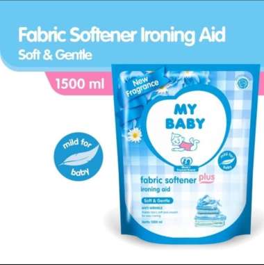 My Baby Softener 1500ml - Softener Pewangi Soft & Gentle - Biru