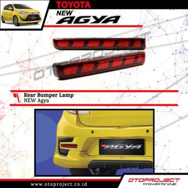 Reflektor Bumper All New Agya LED Rear Bumper Lamp Toyota All New Agya