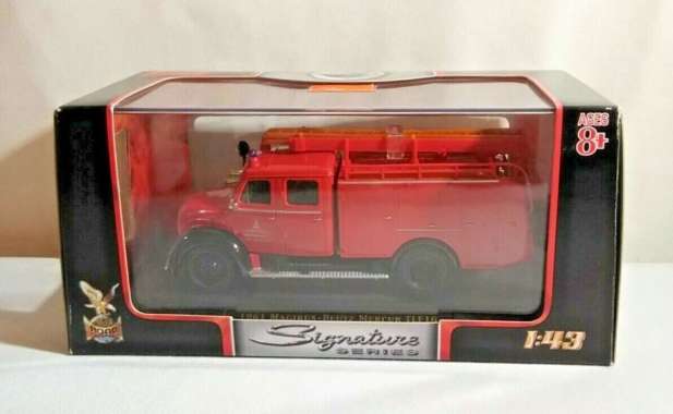 Truk Fire Fighter Magirus Deutz Mercur TLF16 1961 Skala 1:43 Yatming