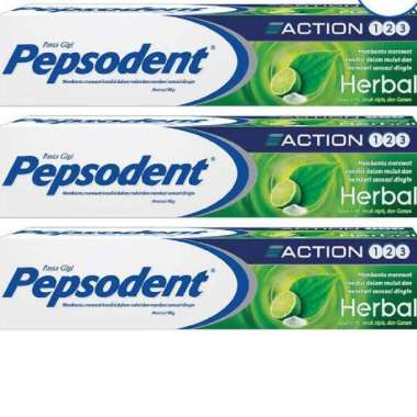 Pepsodent Pasta Gigi Action123 Herbal 12