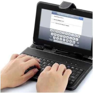 Keyboard tablet 7inch universal - Hitam, 7inch MICRO usb