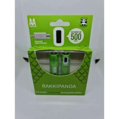 Rakkipanda baterai batre battery AAA micro USB rechargeable - 2 pcs