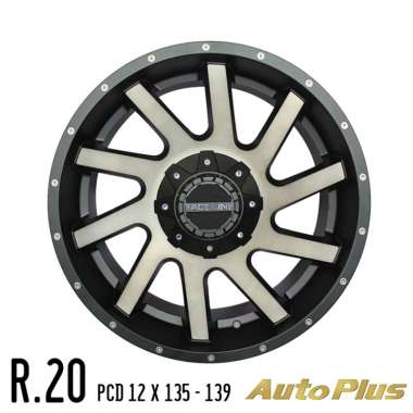 VELG MOBIL RING 20 RACELINE TWIST PAMCTINT 932 DM Black & Mach