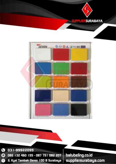 Aluminium Composite Panel ACP Seven PVDF 0.3 122 x 244 cm Tebal 4 mm 122 x 244 cm Olive Brown