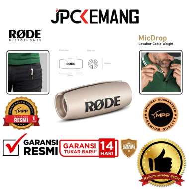 JPC KEMANG Rode MicDrop Lavalier Cable Weight Rode Mic Drop ORIGINAL