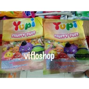 Yupi Fruity Puff Permen [120 g/Bag]