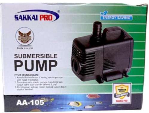 POMPA KOLAM HIDROPONIK SAKKAI PRO AA 105