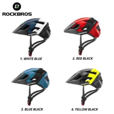 Helm Sepeda Rockbros Sepeda MTB Sepeda Lipat Roadbike TS-39 Premium HELM ONLY WHITE BLUE