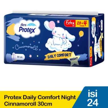 Hers Protex Daily Comfort Night 24's Cinnamoroll 30 Cm