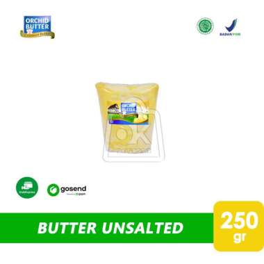 Orchid Unsalted Butter / Mentega Tawar 250gr (KHUSUS INSTANT)