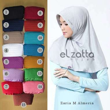 Jilbab Elzatta Bergo Zaria M Almeria
