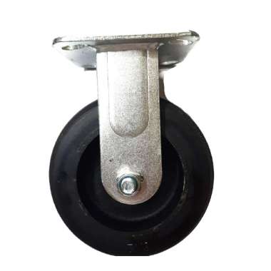 Roda Caster / Troly / Troli KARET 8 Inch Heavy Duty Mati ( Maju Mundur ) DERSHENG Indonesia
